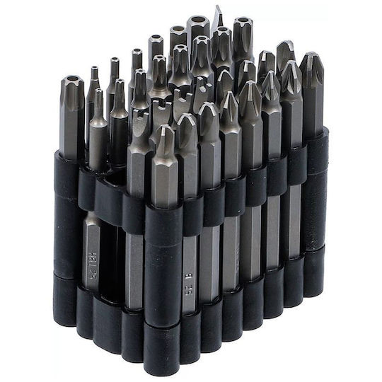 Long Bit Set Drive 6.3 Mm 1/4" Various Profiles 3 2 Pcs Bgs 762
