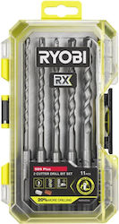 247377 Σετ Τρυπανιών Σκυροδέματος Ryobi Sds+ 5 Τεμάχια Rarxsds5