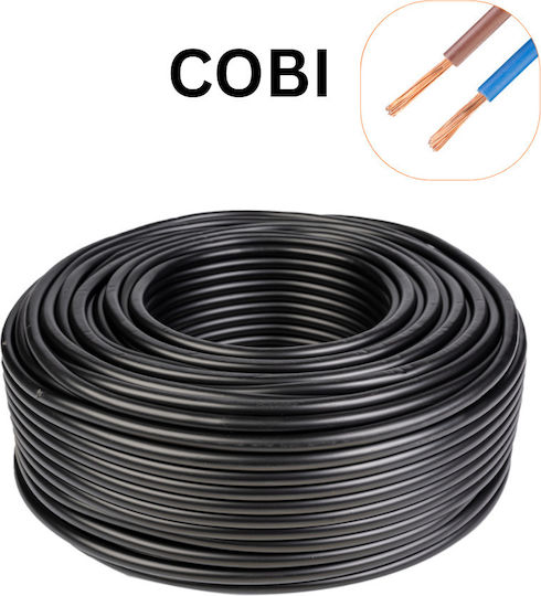 Cablu Electric 2x1.5 Mm² 100 M Negru Flexibil Conductor Cca Izolație Pvc Manson Pvc Myym H05vv-f – Cobi Smart