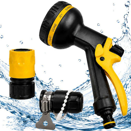 Garden Water Gun 10 Spray Functions Clamp