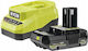 Ryobi Комплект Батерия Капацитет 2Ah 18V със Зарядно Устройство RC18120A-120C