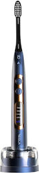 Tesla Wasserflosser mit Drucksensor und Reiseetui Marineblau