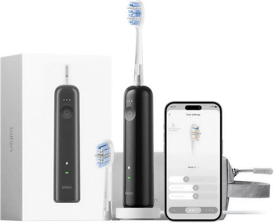 Laifen Water Flosser με Αισθητήρα Πίεσης και Θήκη Ταξιδίου Μαύρο