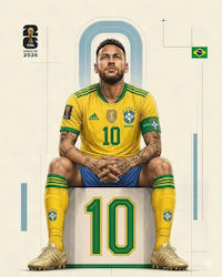 Poster Neymar Sc125 21cm X 30cm-71724pd158900