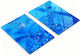 Tulup Schneidebretter Glas Blau 52x40cm 2 Stück