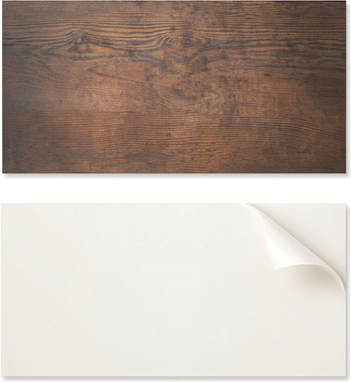 Panou Decorativ Autocolant Din Vinil 100x50 Cm Textură De Lemn Natural