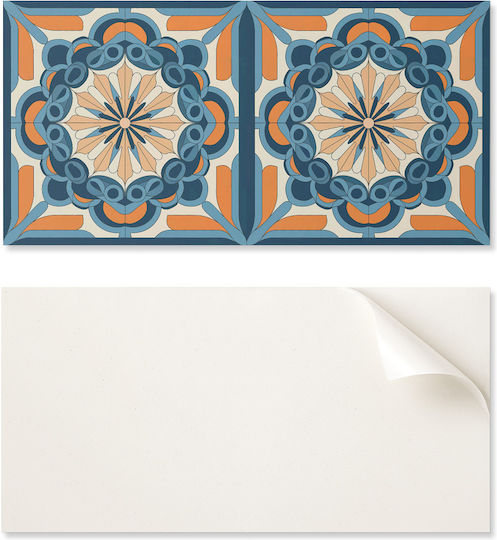 Panou Autocolant De Perete Din Vinil 100x50 Cm Model Mandala Model Floral