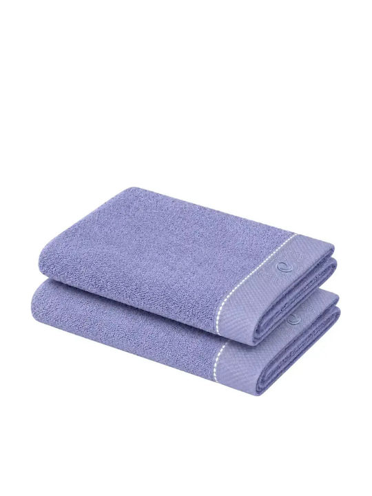 Billerbeck Πετσέτα Χεριών Orion Lilac 2τμχ Βάρους 525gr/m²