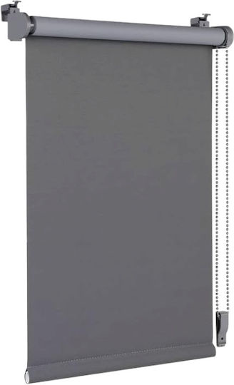 Eurohome Ρόλερ Σκίασης Ολικής Συσκότισης Π55xΥ160εκ. Γκρι