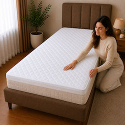 Kotonia Home Topper Saltele Single Spumă De Memorie Cu Husa Detasabila 90x200x4cm