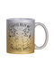 Digital Place Glitter Gold Silver Coffee Helps Me Tolerate Idiots Ceramic White Mug 330ml
