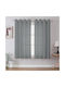 Cucraf vidaXL Vorhänge mit Grommets Grau 140x225cm