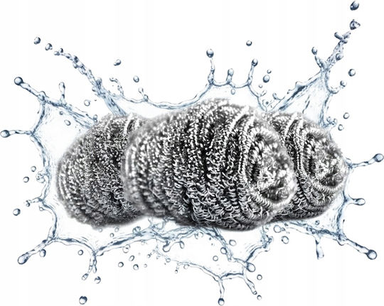 5x Mop Spiral Bureți De Bucătărie Oțel Inoxidabil Oale Tigăi Mașini De Spălat Vase