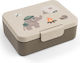 Done by Deer Tiny Trails Plastic Kids Food Container Beige
