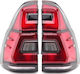 Rücklichter Led Toyota Land Cruiser J120 2003-2009 Voll Led J150 Look Rote Fimede Blinker Satz 2 Stück Oem