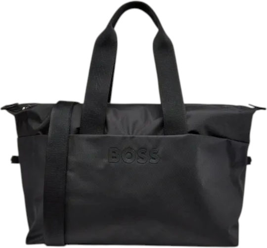 Boss Sack Voyage Back Black from Artificial Leather