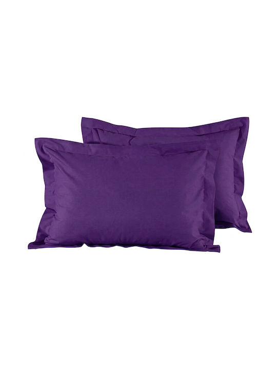 Mc Decor Regenbogen Kissenbezüge Oxford Mauve 5...