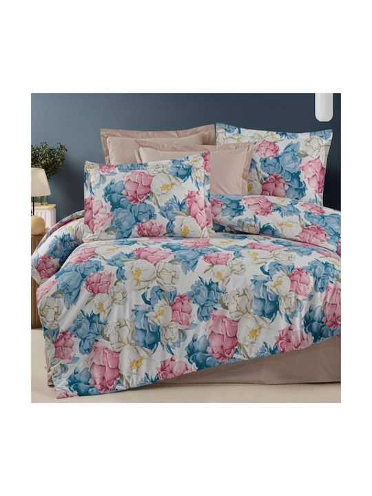 MayHome Set Pillowcases with Envelope Cover Floral 50x70cm