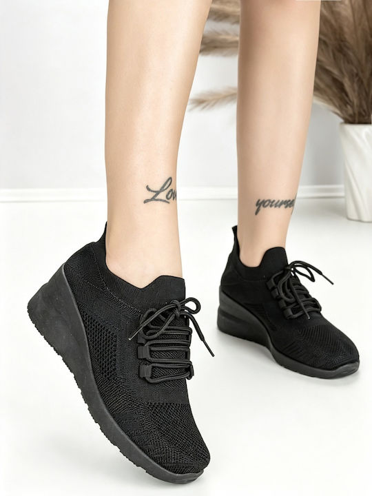 Adidași Flatforms Pentru Femei Negri