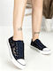 Adidași Flatforms Pentru Femei Albastru Navy