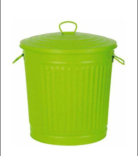 Atmosphere Coș De Gunoi Metalic Verde 40lt
