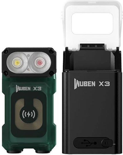 Wuben LED Flashlight X3-Pro Green