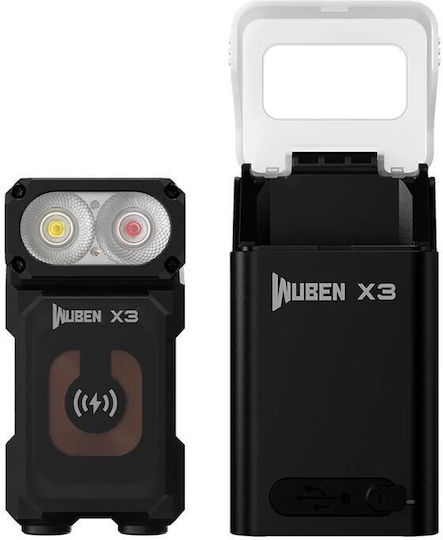 Wuben LED Flashlight X3-Pro Black