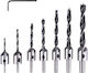 Set 7 Conical Drills for Wood