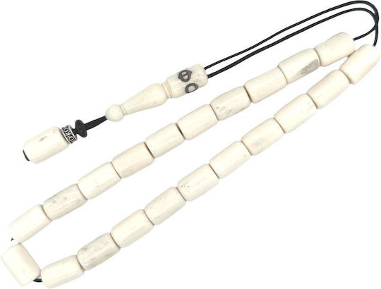 Kompologadiko Worry Beads with 21 Beads from Brown Camel Bone