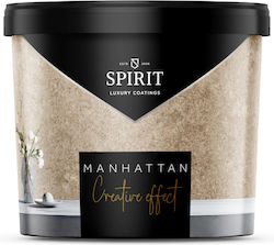 Декоративно Покритие Spirit Manhattan Creative Effect Шпатула 2.5л Пясъчно Бежово