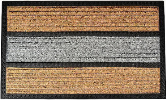 Sidirela Doormat Carpet with Non-Slip Backing Mondo Brown 40x60cm E-3260K