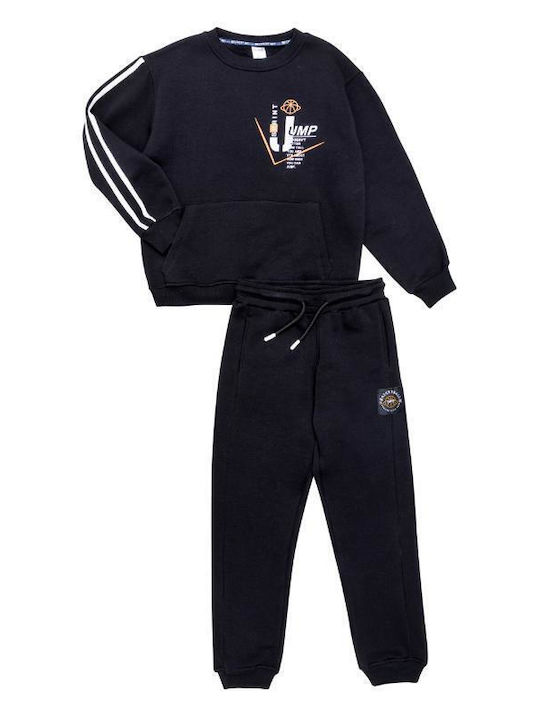 Sprint Kinder Sweatpants Set Schwarz
