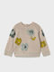 Kids Long-sleeved Brown Blouse Mix