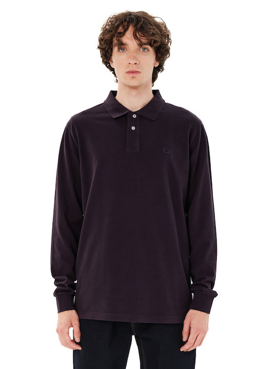 Emerson Polo Μπλούζα Μακρυμάνικη Μαύρη