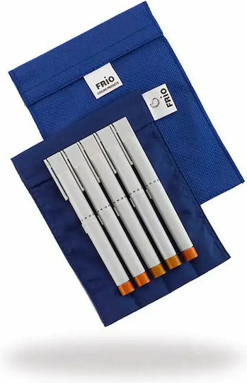 Frio Isoliert Medizinische Tasche Large Wallet in Blau Farbe