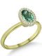 Etho Messina Women's Ring with Diamond in 14K Gold
