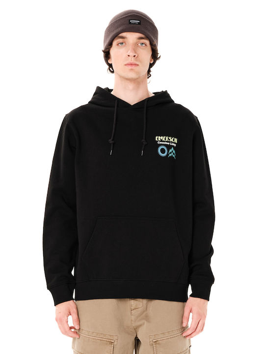 Emerson Hooded Sweatshirt Black