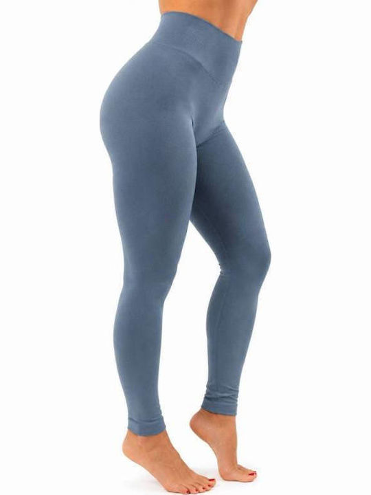 Training Women's Leggings High Waist & Push Up Blue Sapphire