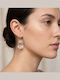 Grekas Knitted Gold Plated Dangle Earrings