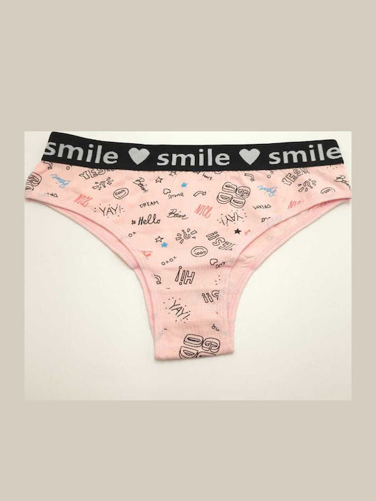 Power Flower Women's Brief Pink Slip