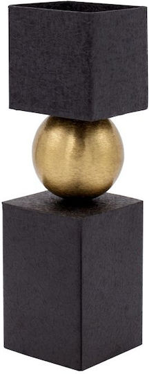 Decorative Metallic Black Vase 8x8xH28cm
