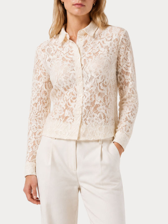 Only Long Sleeve Women's Denim Shirt Birch