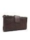 Leather Women's Wallet Brown