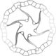 Dartmoor Nano Brake Disc 140 Mm Silver Size 160mm