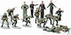 Tamiya Set Figurine Război Mondial II Infanterie Germană 15 1/48 Modele Statice