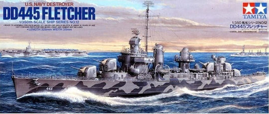Tamiya Us Destroyer Dd445 Fletcher 1/350 Σετ Μοντελισμού
