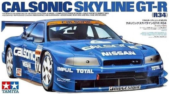 Tamiya Calsonic Skyline Gt-r R34 Maßstab 1:24 Statische Modelle