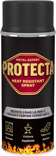 Protecta Боя Спрей Метал Топлоустойчива До 800 Градуса 0.4l Кафяв