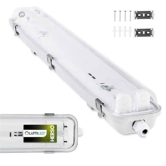 Wasserdichte LED Lampe Staubresistent 60cm 2xt8 G13 Ip65 Herso Lumiled