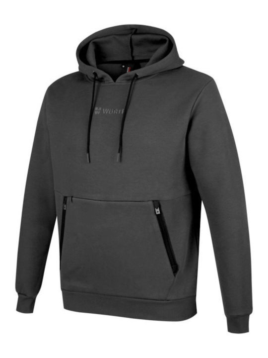 Würth Startup Sweatshirt Cotton Polyester Unisex Size M Gray